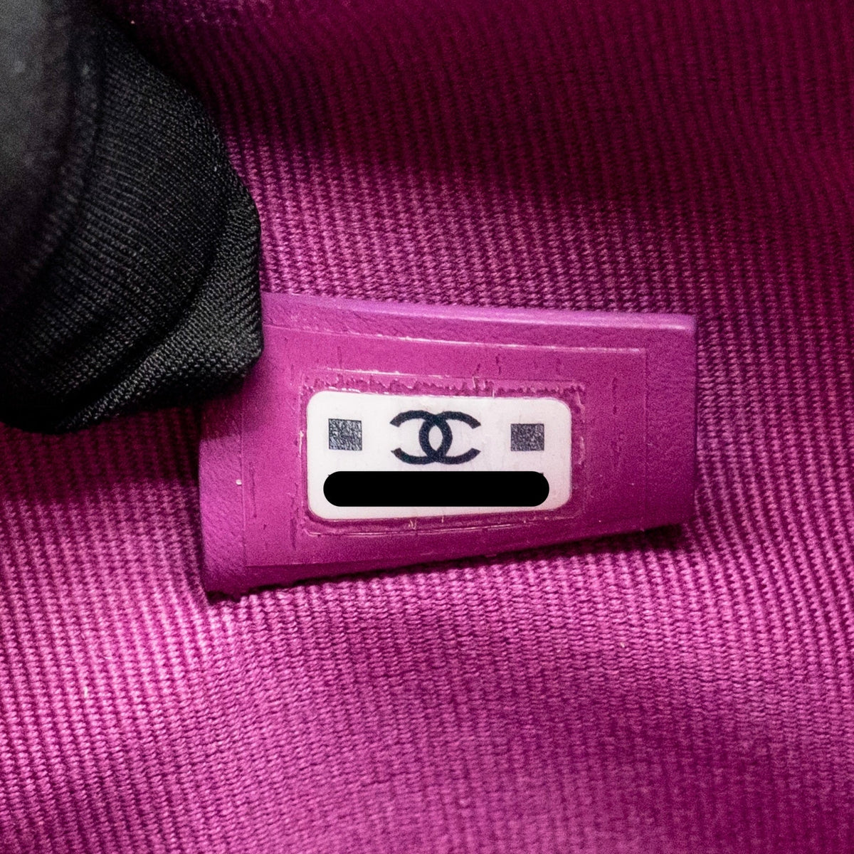 Chanel Polly Pocket Mini Round Hobo Bag Caviar Dark Pink GHW (Microchip)