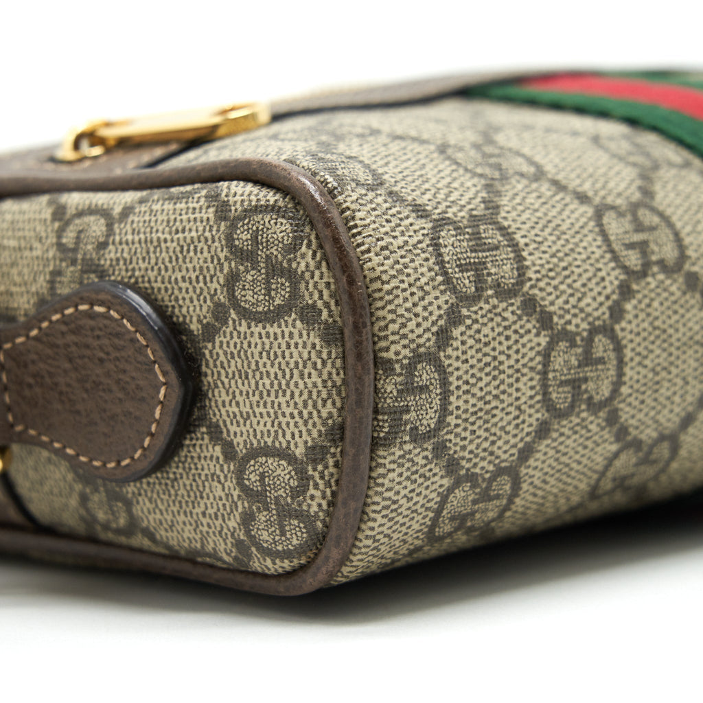 GUCCI OPHIDIA GG SUPREME MINI SHOULDER BAG