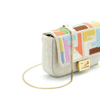 FENDI NANO BAGUETTE CHARM / CROSSBODY BAG