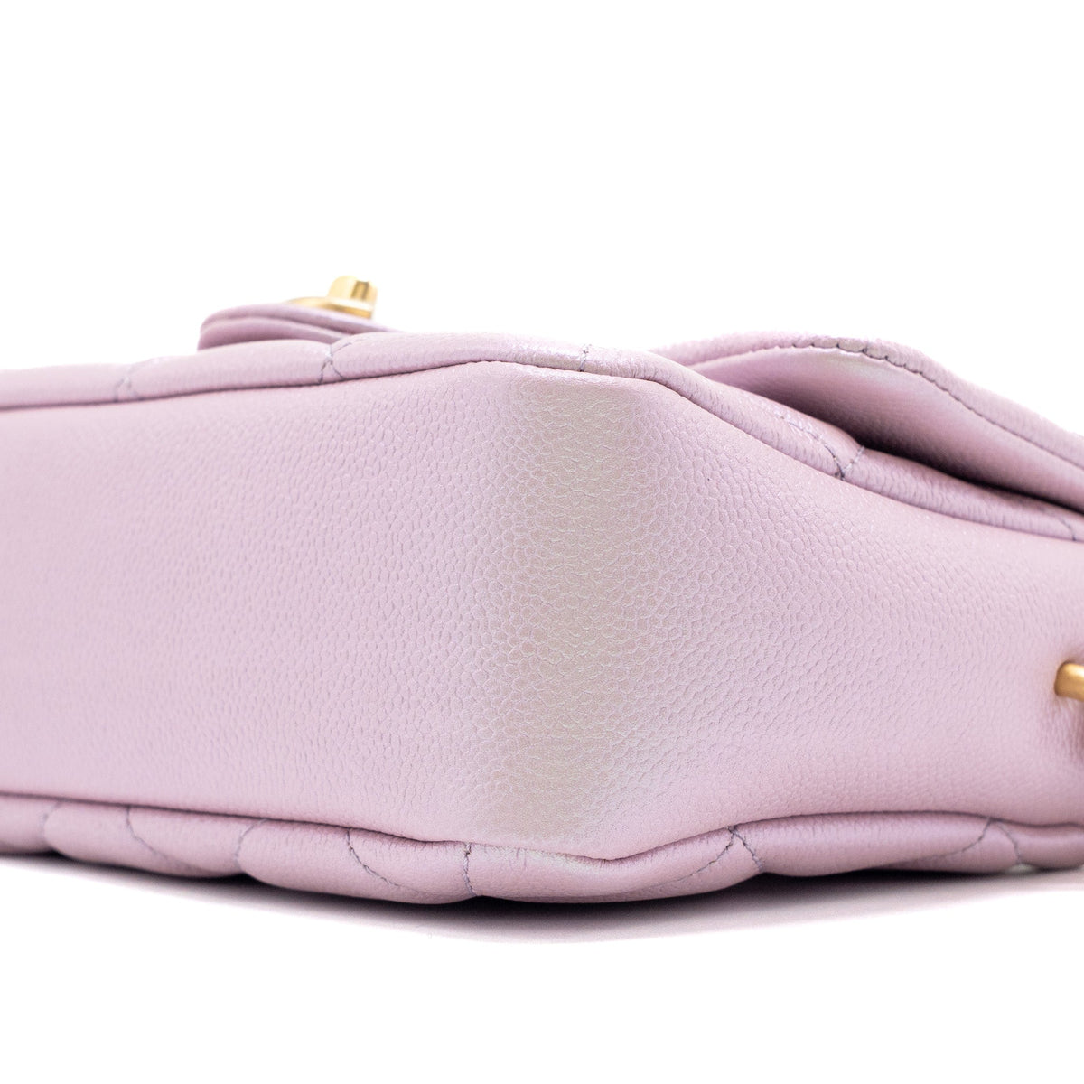 CHANEL MY PERFECT MINI SQUARE FLAP BAG CAVIAR PINK GHW (MICROCHIP)