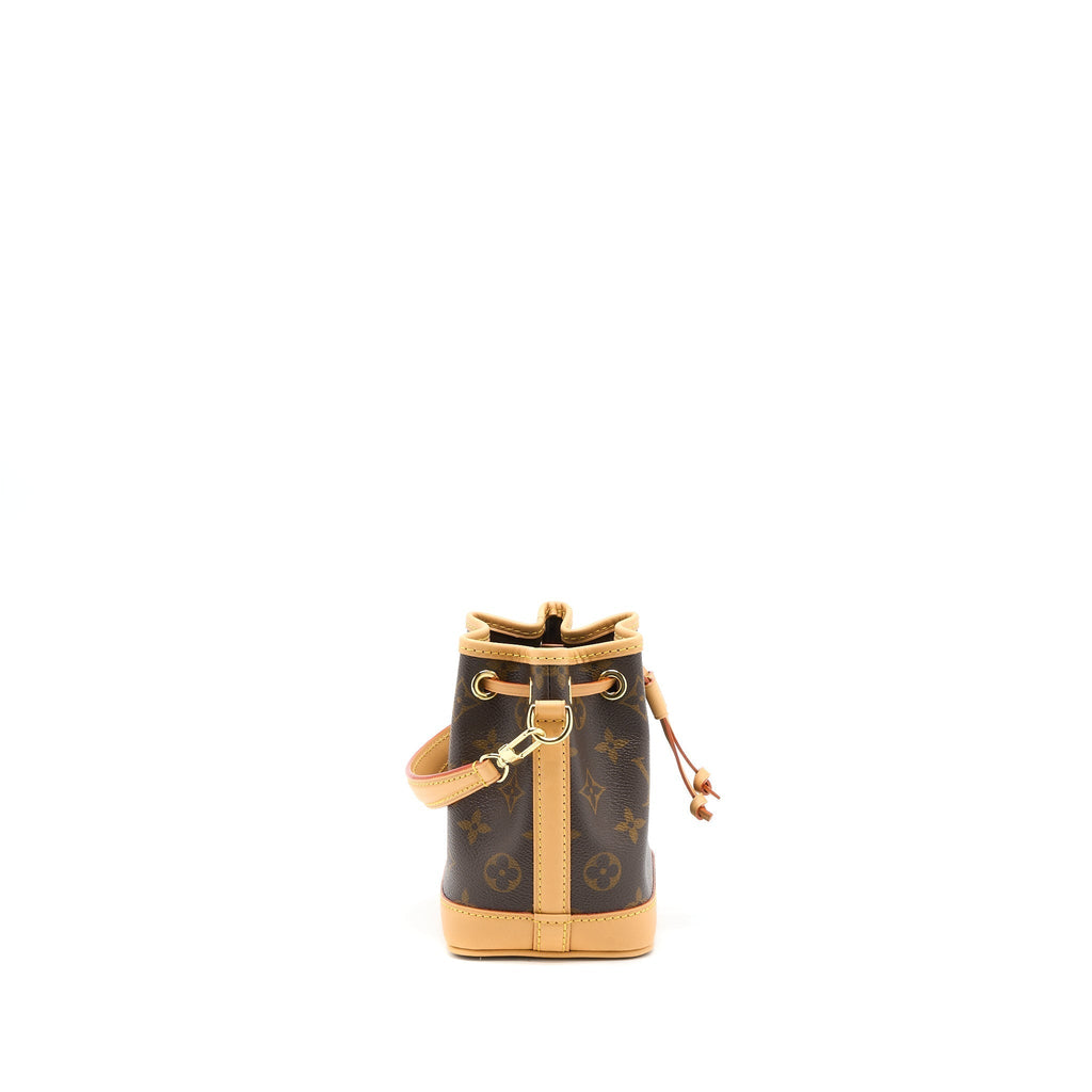 LOUIS VUITTON NANO NOE MONOGRAM CANVAS GHW