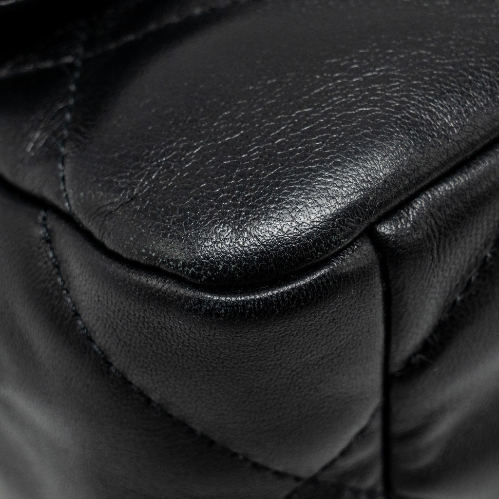 CHANEL SMALL 19 BAG LAMBSKIN BLACK MULTICOLOR HARDWARE