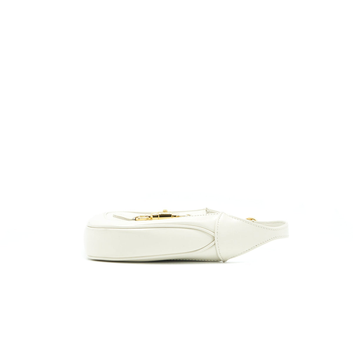 GUCCI JACKIE 1961 MINI HOBO BAG WHITE GHW