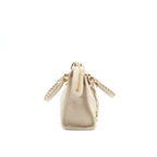 BALENCIAGA SMALL METALLIC EDGE CITY BEIGE GHW