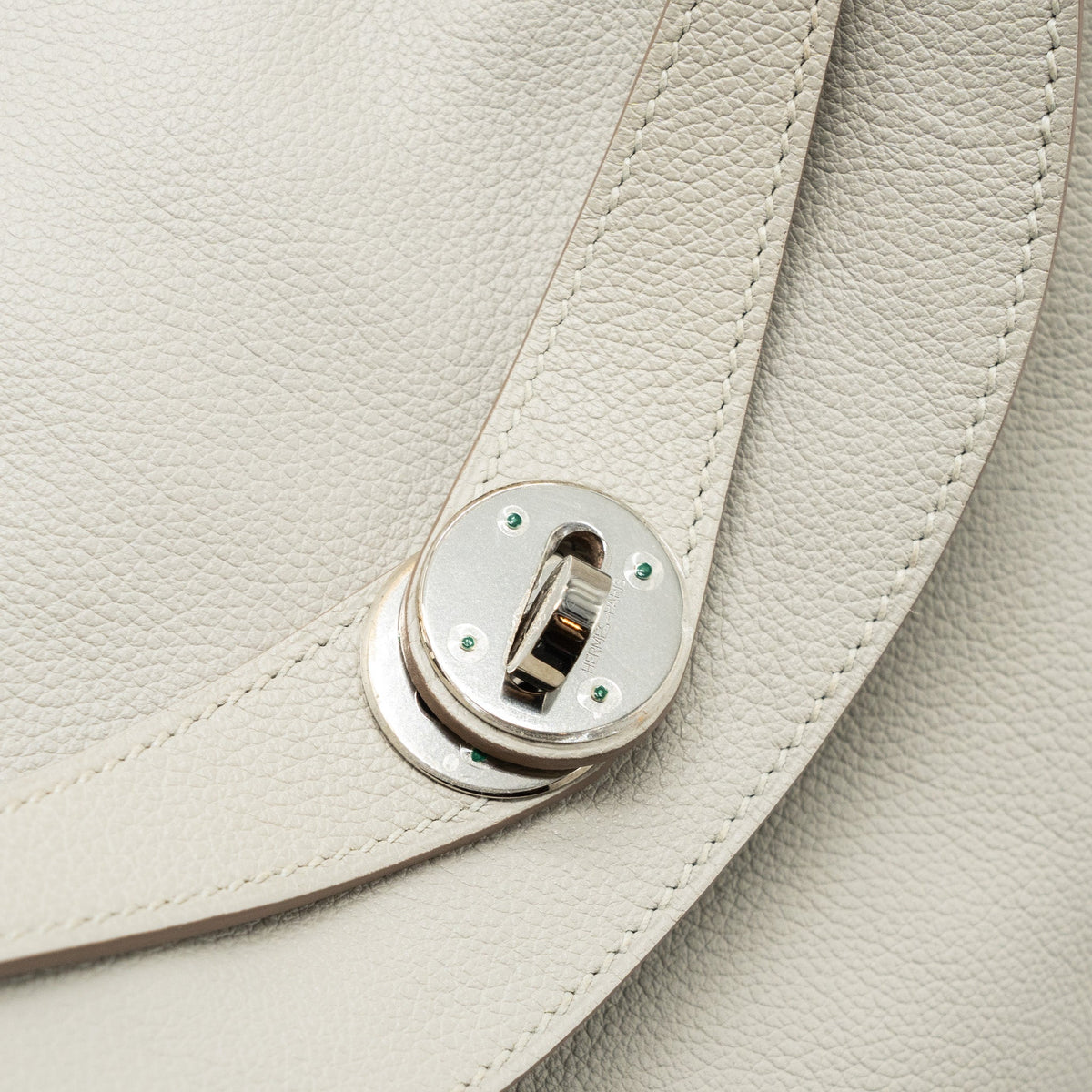 Hermes Lindy 30 Evercolor Gris Pearl SHW