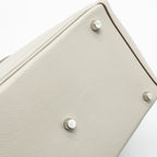 Hermes Lindy 30 Evercolor Gris Pearl SHW