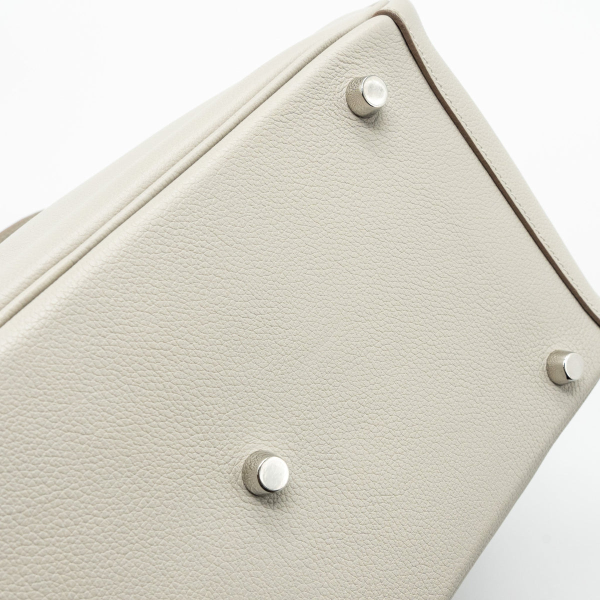 Hermes Lindy 30 Evercolor Gris Pearl SHW