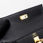Hermes Kelly 25 Togo Black GHW