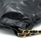 CHANEL 22 BAG SHINY CALFSKIN BLACK GHW