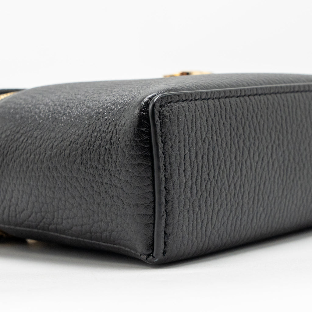Chanel 26A CC Vanity with Chain Grained Calfskin Black GHW (Microchip)