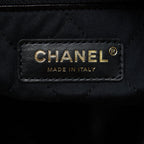 CHANEL 22 BAG SHINY CALFSKIN BLACK GHW