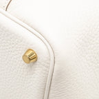 Hermes Picotin 18 Lock Bag Clemence Gris Pale GHW