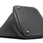 HERMES PICOTIN 22 LOCK BAG CLEMENCE BLACK GHW
