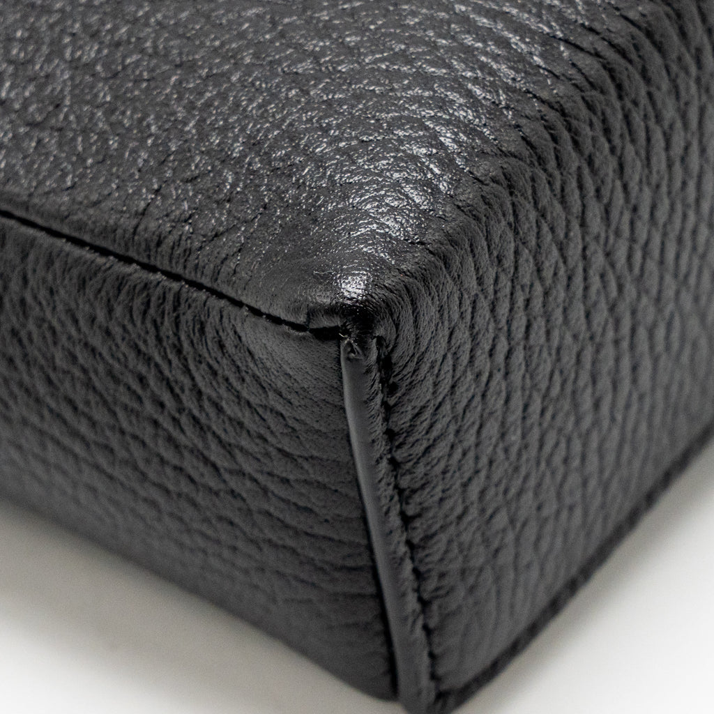 Chanel 26A CC Vanity with Chain Grained Calfskin Black GHW (Microchip)