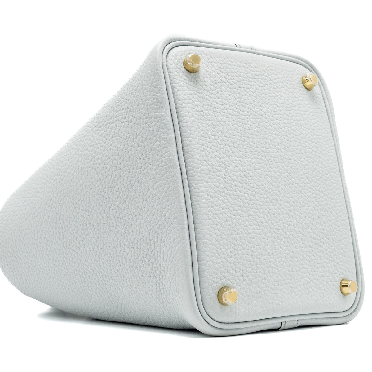 HERMES PICOTIN 18 LOCK BAG CLEMENCE BLUE PALE GHW