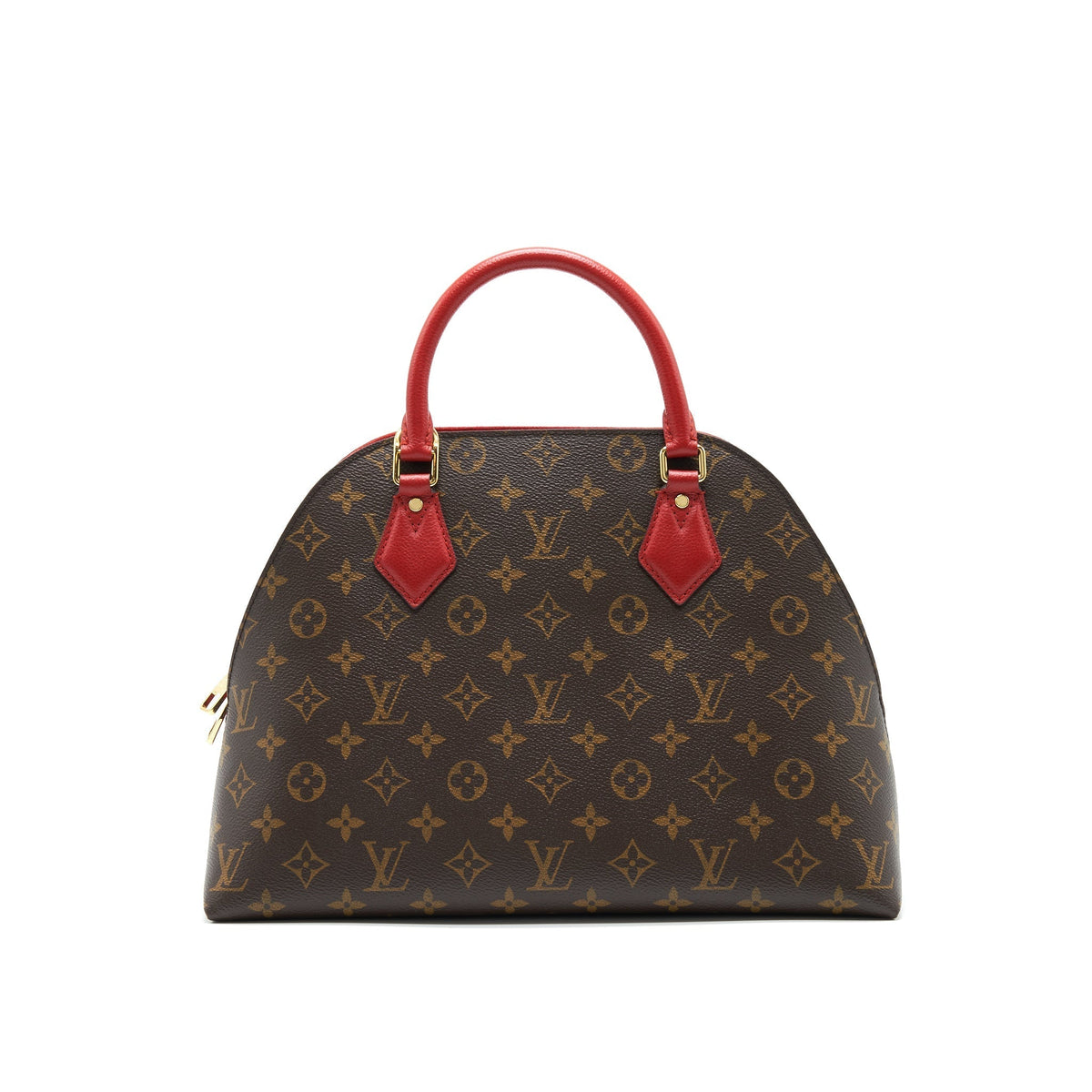 LOUIS VUITTON MONOGRAM CANVAS ALMA B’N’B BAG RED