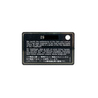 CHANEL GABRIELLE CARD HOLDER AGED CALFSKIN BLACK GHW