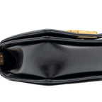 CHANEL MINI SQUARE BOY BAG LIMITED EDITION CALFSKIN BLACK GHW (MICROCHIP)