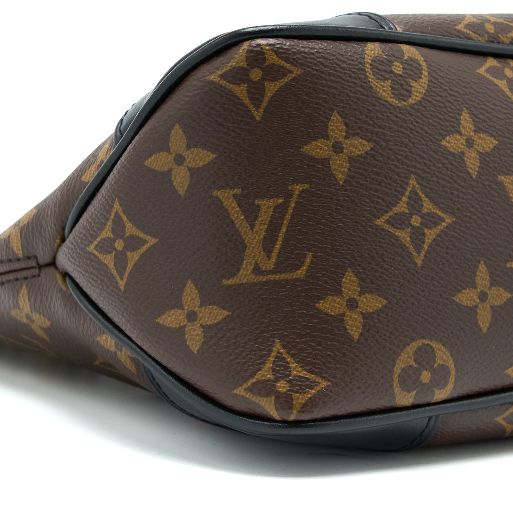 LOUIS VUITTON BOULOGNE BAG MONOGRAM CANVAS/BLACK GHW (NEW VERSION)