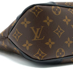 LOUIS VUITTON BOULOGNE BAG MONOGRAM CANVAS/BLACK GHW (NEW VERSION)
