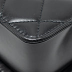 CHANEL GOLD CRUSH FLAP BAG CALFSKIN BLACK GHW (MICROCHIP)
