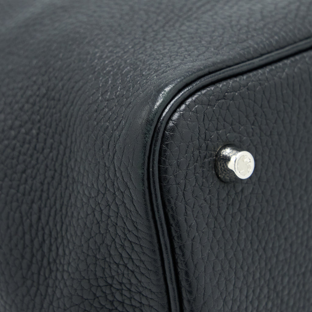 Hermes Picotin 22 Lock Bag Clemence Black SHW