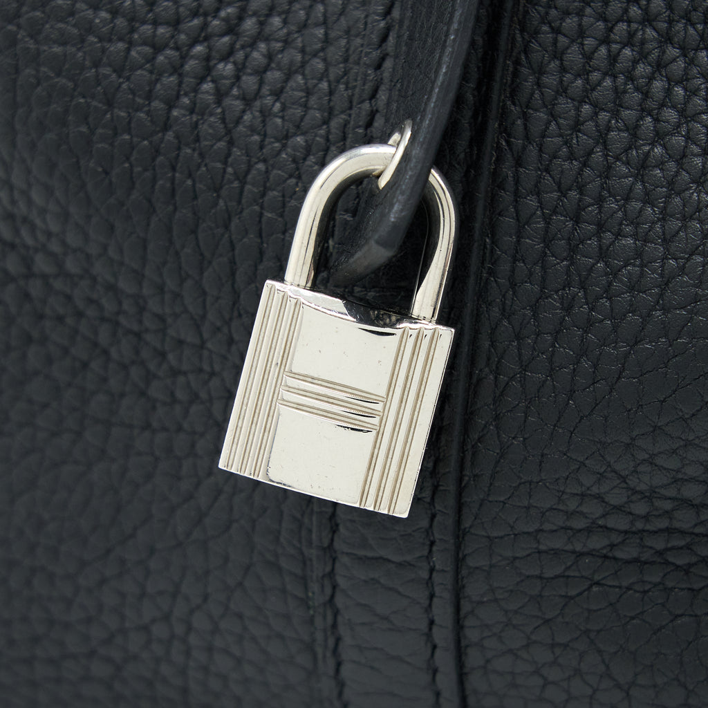 Hermes Picotin 22 Lock Bag Clemence Black SHW
