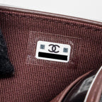 CHANEL CLASSIC COMPACT WALLET CAVIAR BLACK GHW (MICROCHIP)