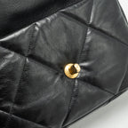 CHANEL SMALL 19 BAG GOATSKIN BLACK MULTICOLOUR HARDWARE