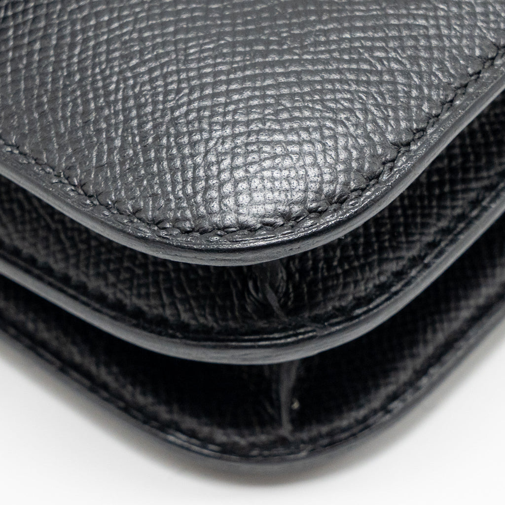 Hermes Mini Constance Epsom Black GHW