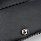 CHANEL MEDIUM BOY BAG CAVIAR BLACK RUTHENIUM SILVER HARDWARE(MICROCHIP)