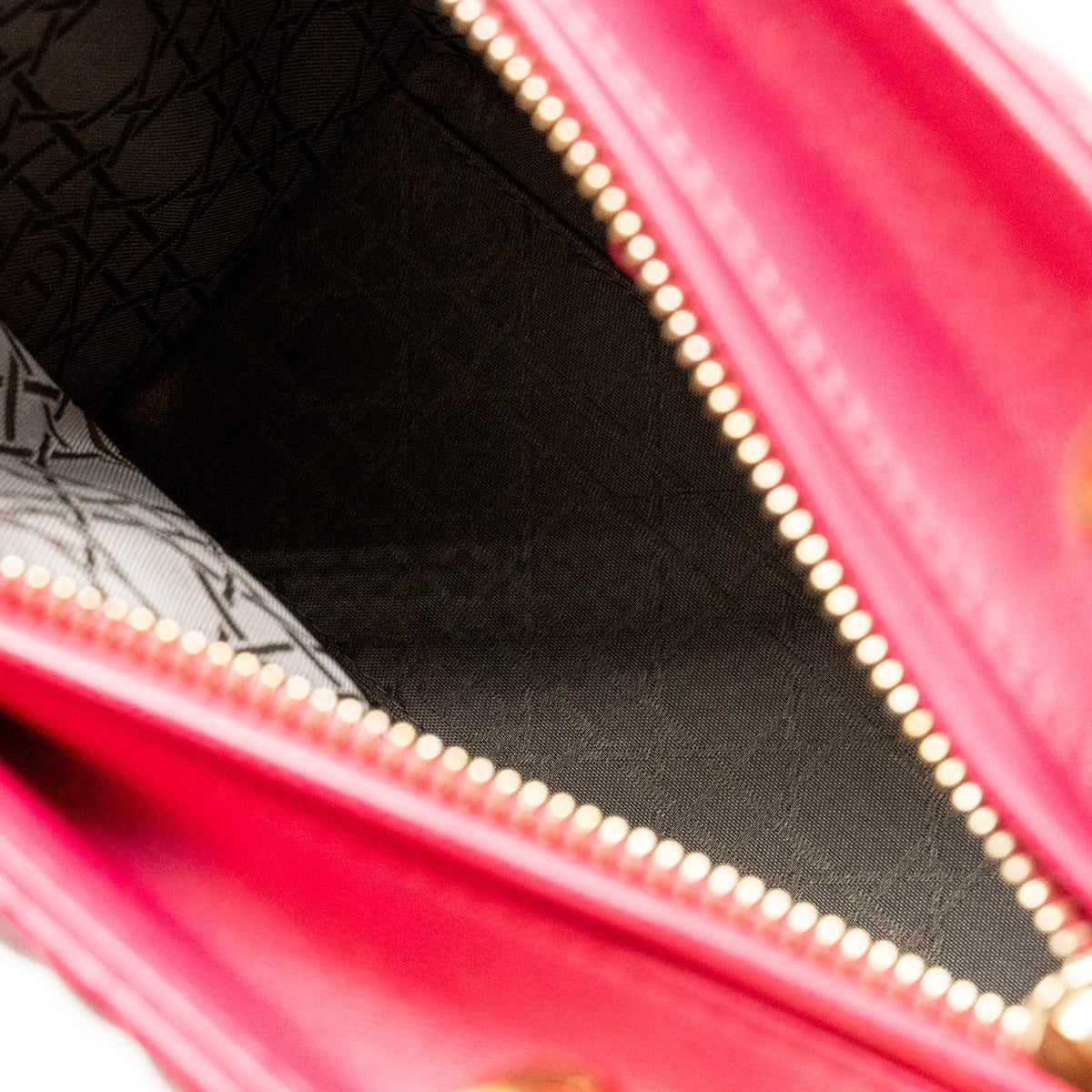 DIOR MEDIUM LADY DIOR LAMBSKIN PINK LGHW