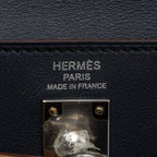 HERMES KELLY COLORMATIC SWIFT BLUE NUIT/CHAI/ETOUPE/GOLD/BLACK SHW