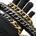 CHANEL SMALL 19 BAG GOATSKIN BLACK MULTICOLOUR HARDWARE