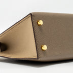 Hermes mini kelly II special order Epsom etoupe / trench GHW