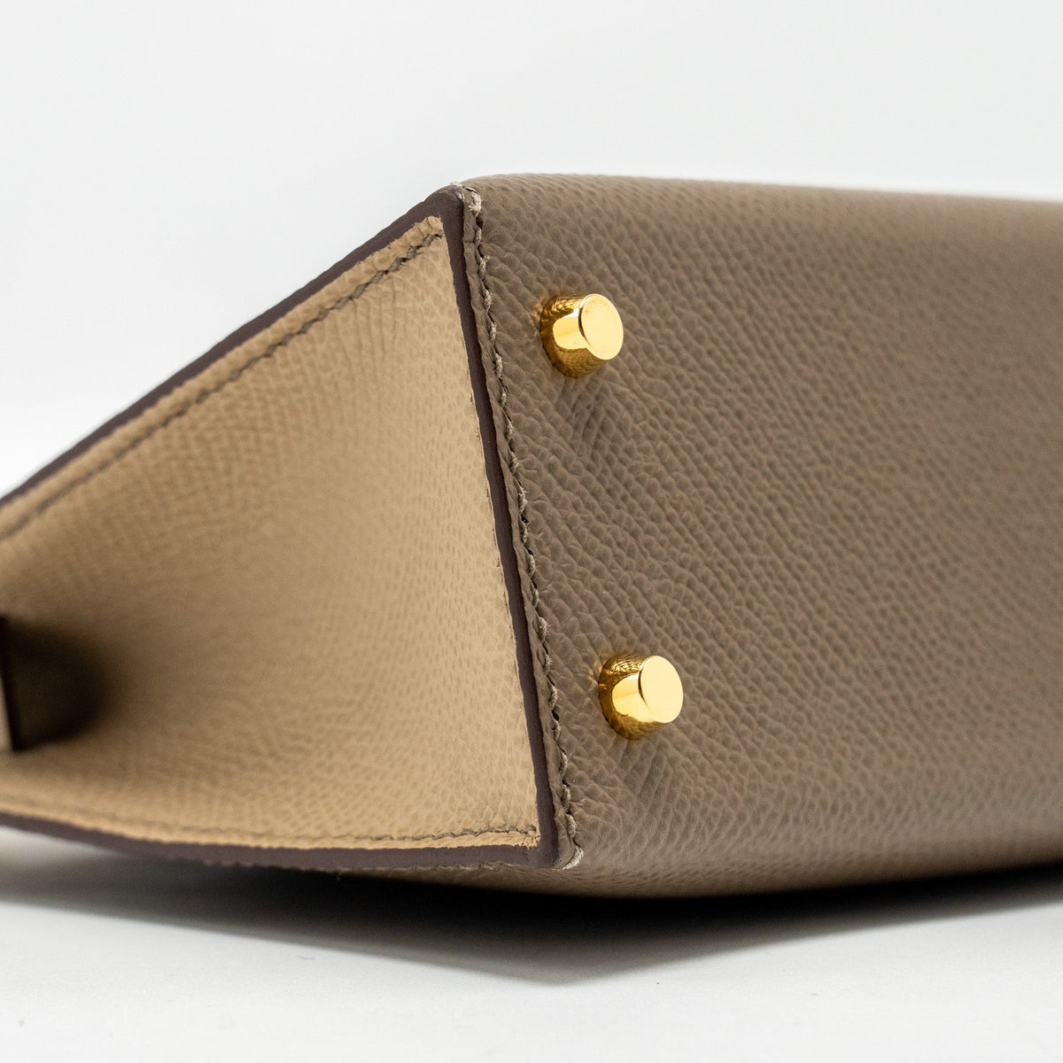 Hermes mini kelly II special order Epsom etoupe / trench GHW