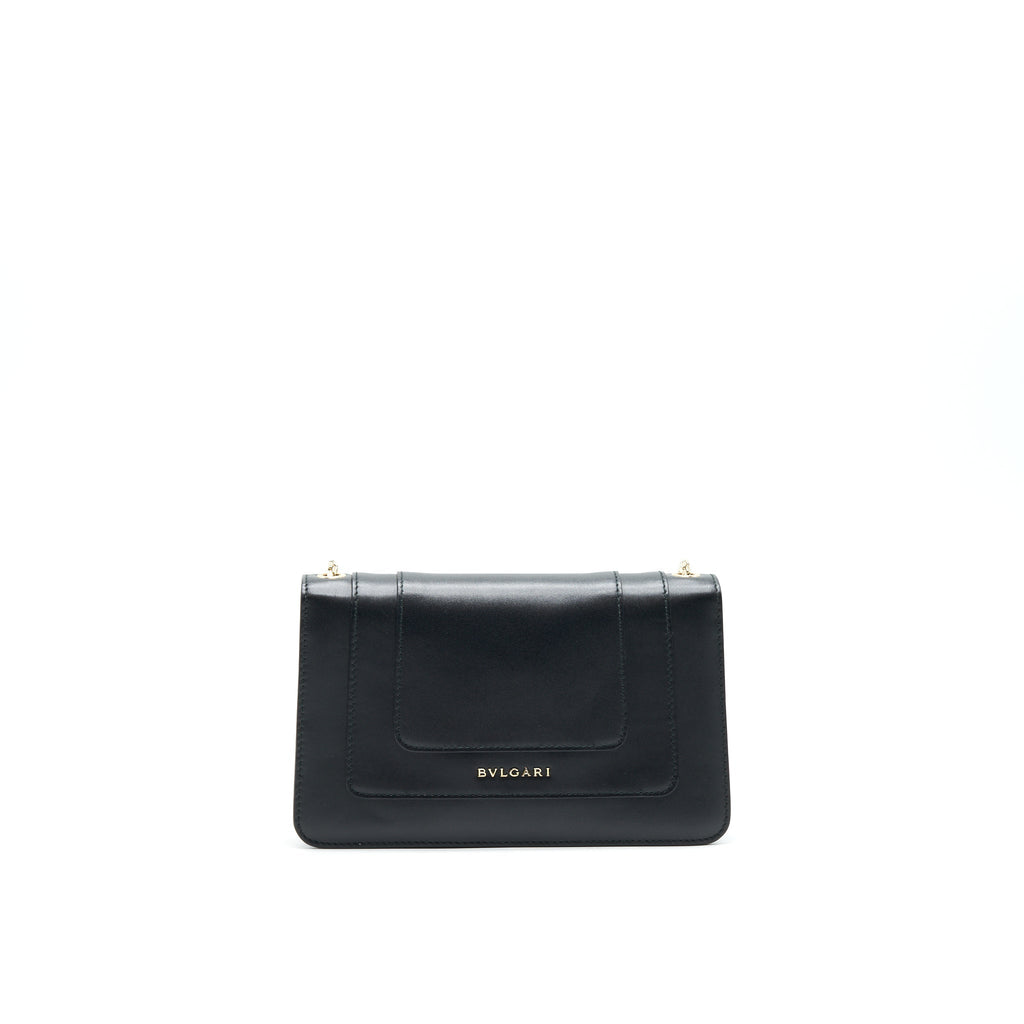 BVLGARI SERPENTI FOREVER SHOULDER BAG BLACK