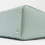 DIOR LARGE LADY DIOR PATENT LIGHT BLUE SHW