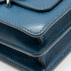 Hermes Mini Roulis Evercolor Deep Blue / Vert Bosphore SHW