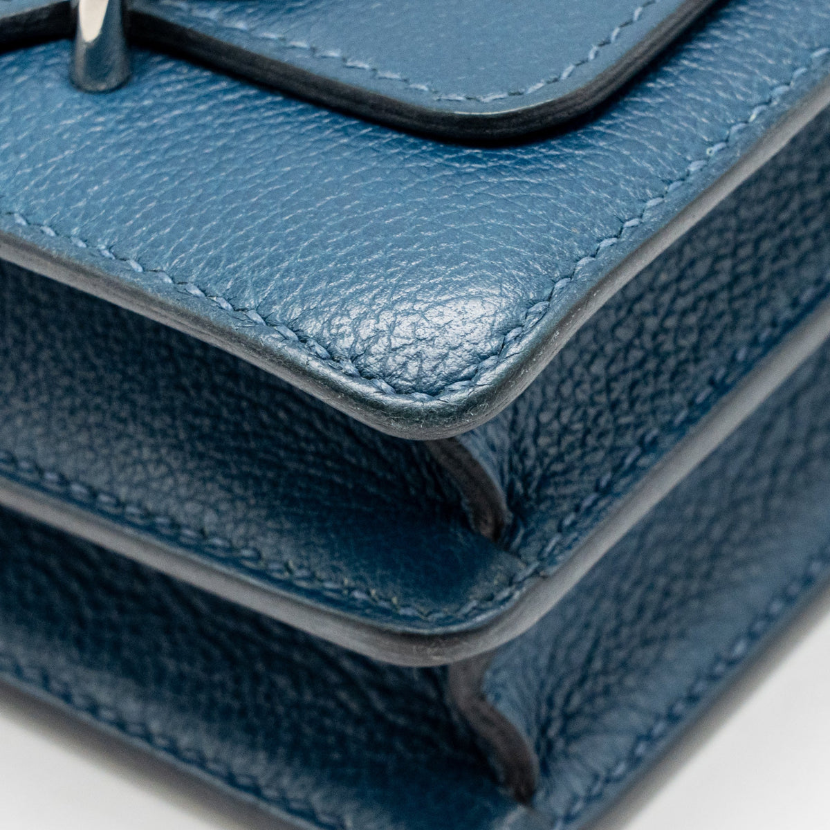 Hermes Mini Roulis Evercolor Deep Blue / Vert Bosphore SHW