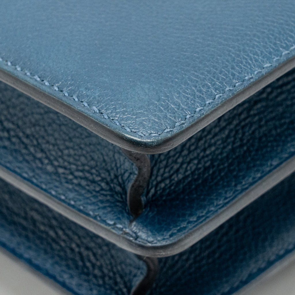 Hermes Mini Roulis Evercolor Deep Blue / Vert Bosphore SHW