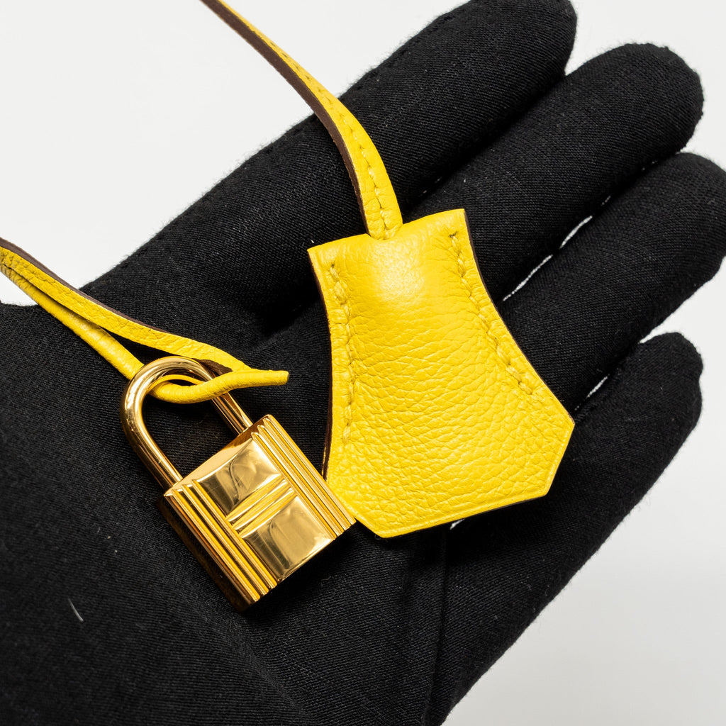 Hermes Birkin 30 Taurillon Novillo Jaune De Naples GHW