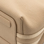 Loro Piana Micro Bale Tote Bag Grained Calfskin Beige SHW