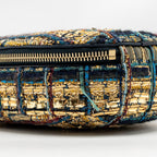 Chanel 19A Egypt Oval Camera Case Tweed Multicolour GHW