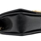 CHANEL MEDIUM BOY BAG SMOOTH CALFSKIN BLACK GHW (MICROCHIP)