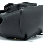 CHANEL 22C MINI DUMA BACKPACK AGED CALFSKIN BLACK LGHW (MICROCHIP)