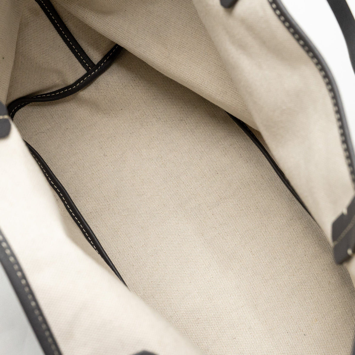 GOYARD SAINT LOUIS PM TOTE BAG GOYARDLINE CANVAS GREY SHW