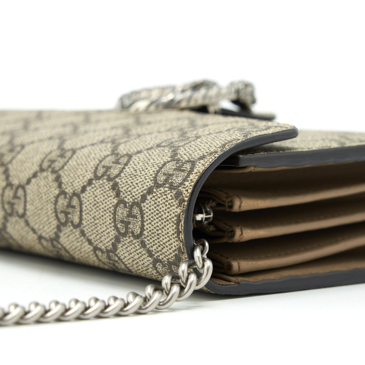 GUCCI DIONYSUS GG SUPREME CHAIN WALLET SHW