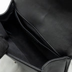 CHANEL MEDIUM BOY BAG CALFSKIN BLACK RUTHENIUM HARDWARE