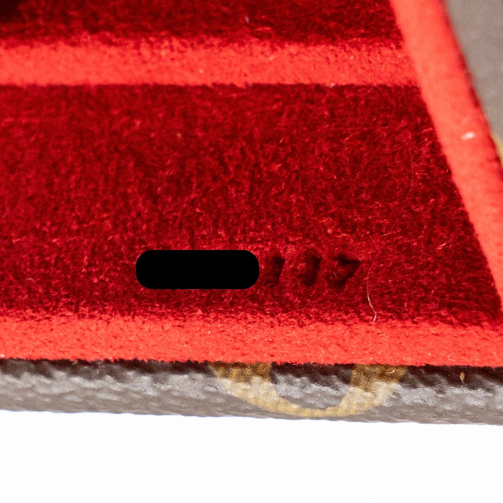 LOUIS VUITTON COFFRET JOAILLERIE MONOGRAM CANVAS ROUGE FUSION